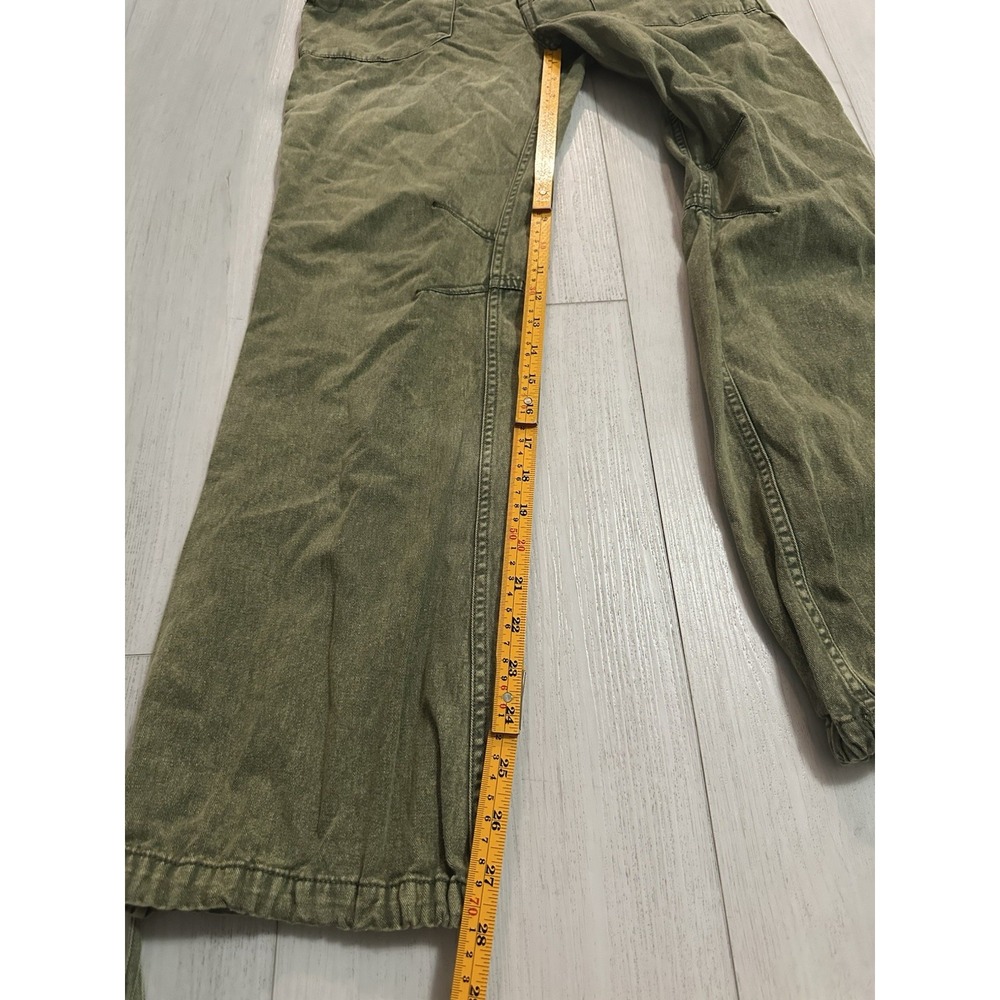 Free People x We The Free Drawstring Pants Sz XS Green - Picture 7 of 9